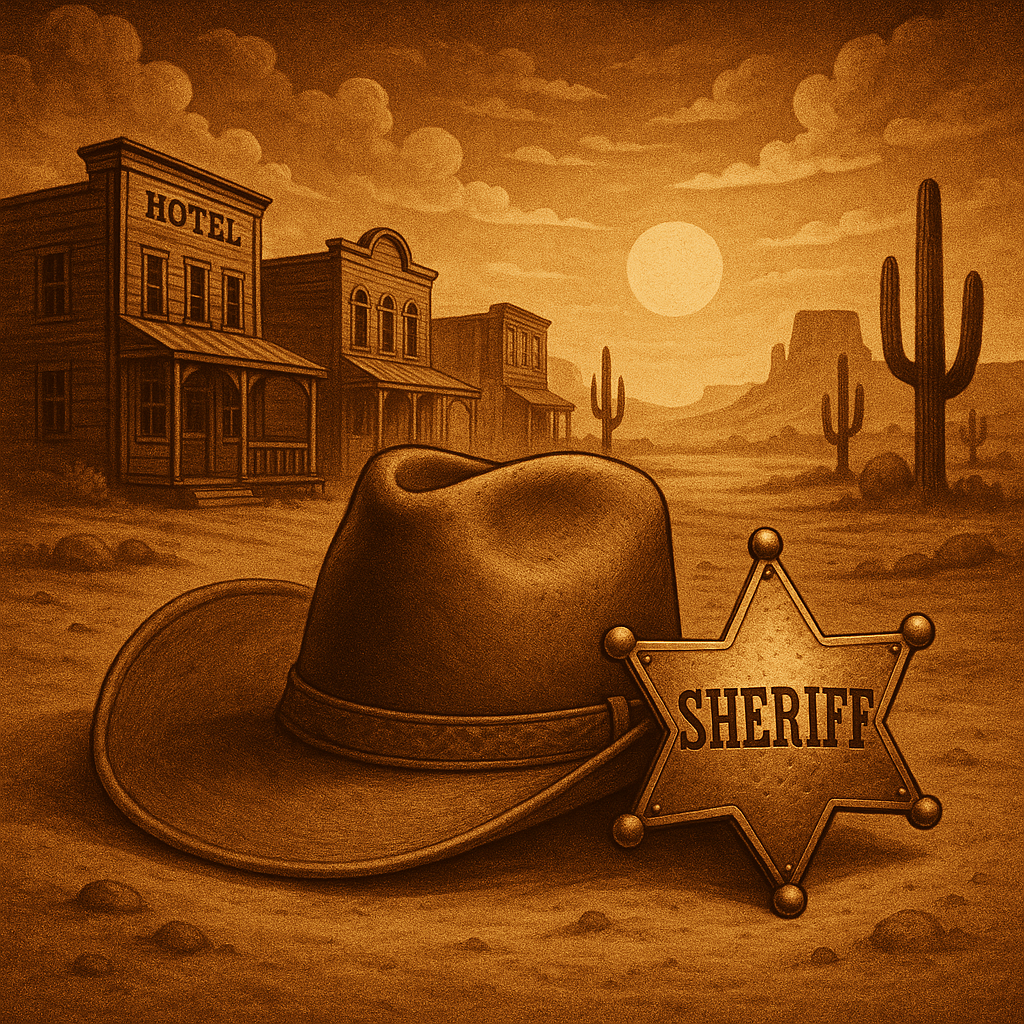 Wild west frontier background